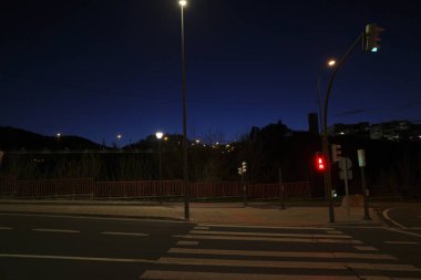 Akşamları şehir parkı