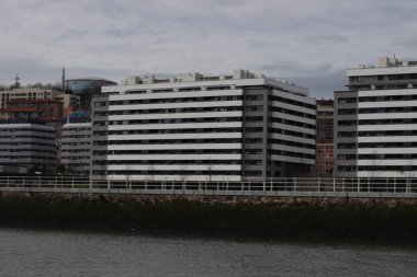 İspanya 'nın Bilbao şehrinde mimarlık