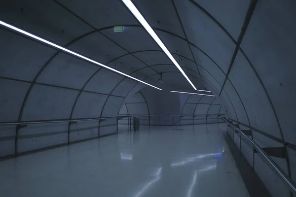 stock image Corridor in a tube station