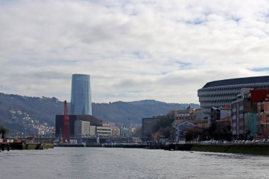 İspanya 'nın Bilbao şehrinde mimarlık