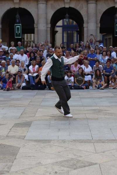 stock image Basque folk dance festival