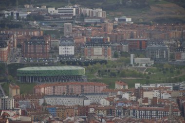 Bilbao şehrindeki şehir manzarası