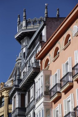 Bilbao şehrindeki şehir manzarası