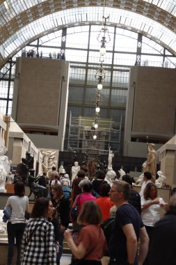 City life in Paris, France