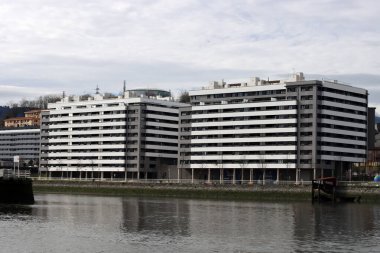 İspanya 'nın Barakaldo şehrinde mimarlık