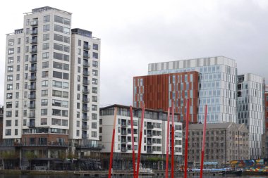 İrlanda 'nın Dublin şehrinde mimarlık