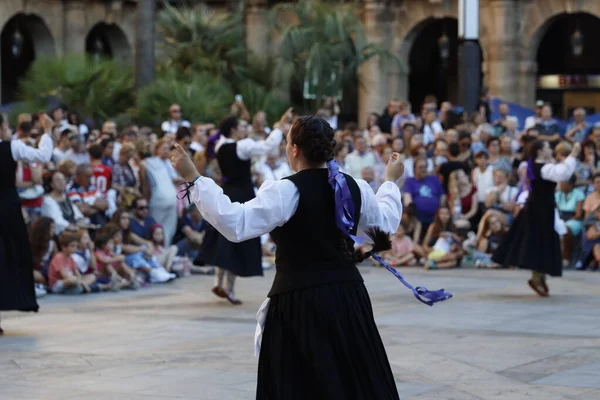 Bask Halk Dansı Sergisi — Stok fotoğraf