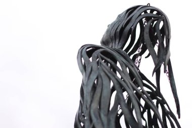 İrlanda 'nın Dublin şehrinde heykel