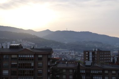 Bilbao şehrindeki şehir manzarası