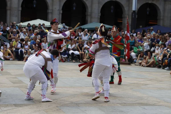 Mostra Danza Popolare Basca — Foto Stock