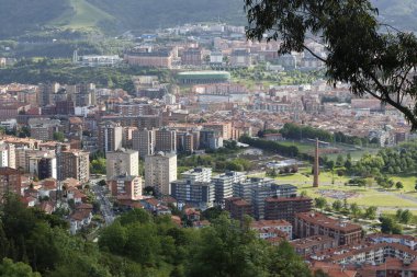 Bilbao şehrindeki şehir manzarası