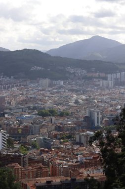 Bilbao şehrindeki şehir manzarası