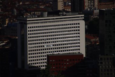 Bilbao şehir merkezinde mimar.