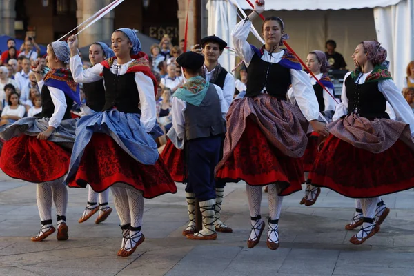 Baskisk Folkdans Gatufestival — Stockfoto
