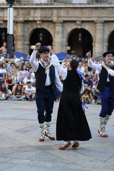 Festival Danse Folklorique Basque Plein Air — Photo