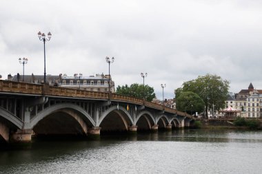 Fransa 'nın Bayonne şehrinde şehir manzarası