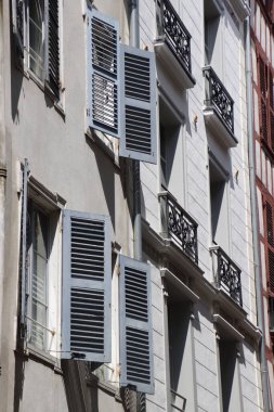 Fransa 'nın Bayonne şehrinde şehir manzarası