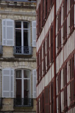 Fransa 'nın Bayonne şehrinde şehir manzarası