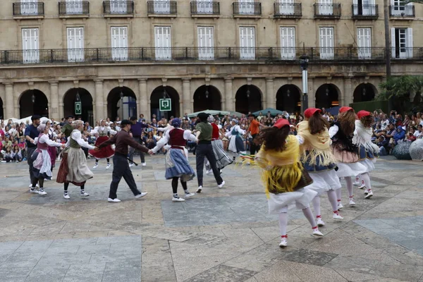 Baskijska Wystawa Tańca Ludowego — Zdjęcie stockowe