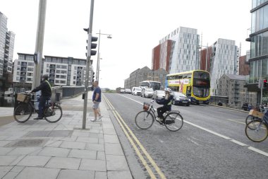 Dublin, İrlanda 'da şehir hayatı