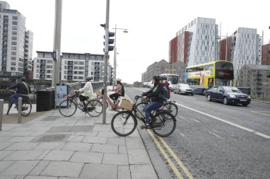 Dublin, İrlanda 'da şehir hayatı