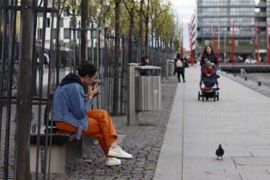 Dublin, İrlanda 'da şehir hayatı