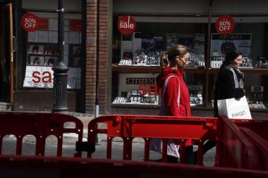 Dublin, İrlanda 'da şehir hayatı