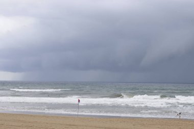 San Sebastian, İspanya kıyısı manzarası
