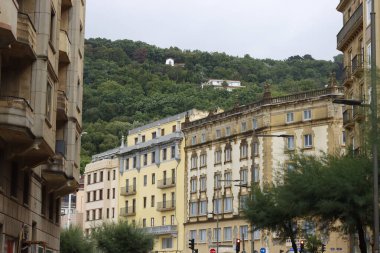 İspanya 'nın San Sebastian şehrinde mimarlık