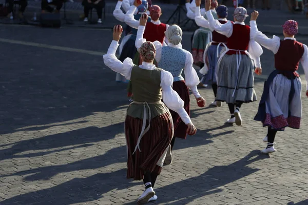 Mostra Danza Popolare Basca — Foto Stock
