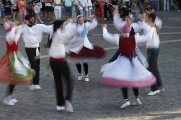 Basque Folk Dancer Outdoor Festival — Foto de Stock