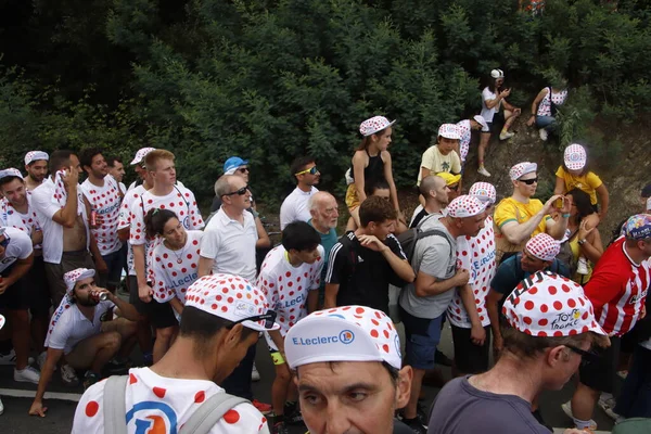Podporovatelé Během První Etapy Tour France 2023 — Stock fotografie
