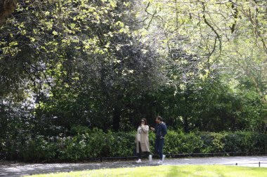 Dublin, İrlanda 'da şehir hayatı
