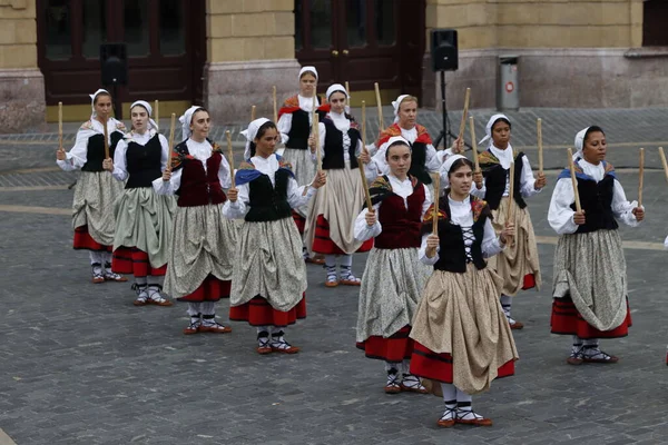 Basque Folk Dancer Outdoor Festival — Stock fotografie
