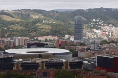 Bilbao şehrindeki şehir manzarası