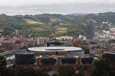 Bilbao şehrinin manzarası