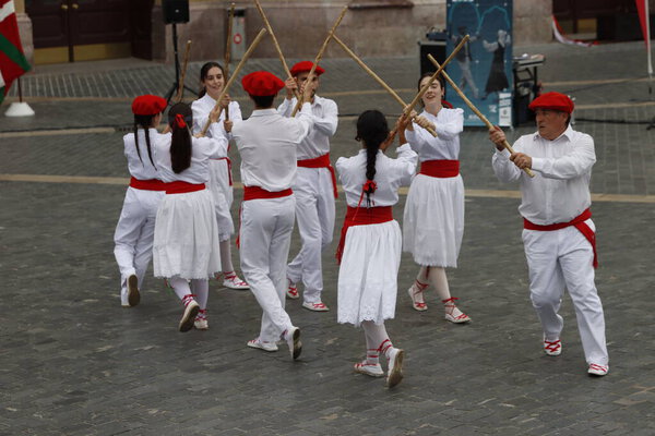 Basque folk dance exhibition