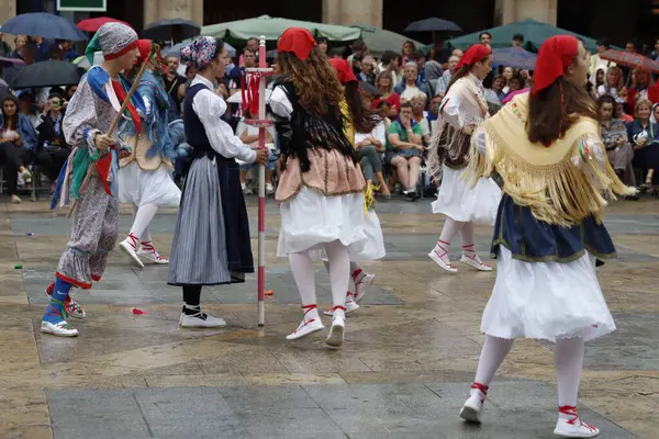 Exposición Danza Popular Vasca — Foto de Stock