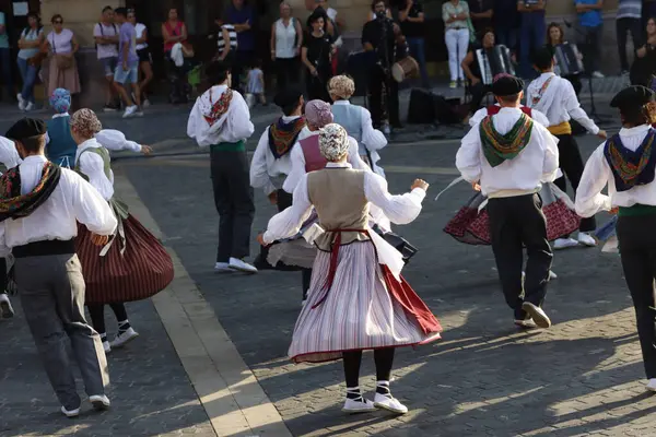 バスク民俗舞踊展 — ストック写真