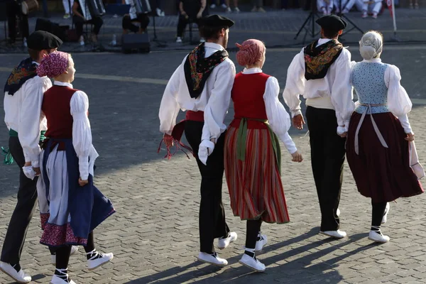 Народный Танец Страны Басков — стоковое фото