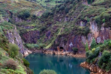 Bask ülkesinin kırsal kesiminde manzara