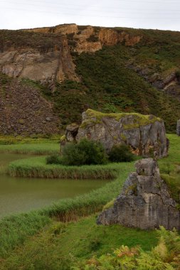 Bask ülkesinin kırsal kesiminde manzara