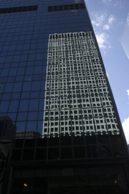 Chicago, Illinois şehir merkezinde mimarlık