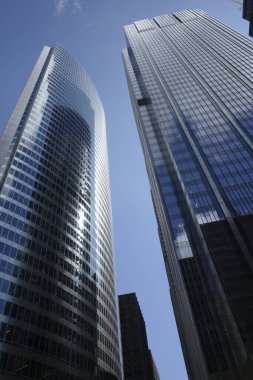 Chicago, Illinois şehir merkezinde mimarlık