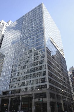 Chicago, Illinois şehir merkezinde mimarlık