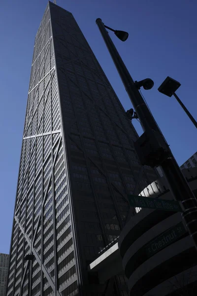 Chicago, Illinois şehir merkezinde mimarlık