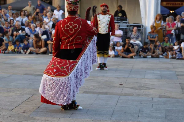 Festival Danza Folclórica Vasca Aire Libre Imágenes de stock libres de derechos