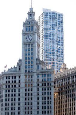 Chicago, Illinois şehir merkezindeki gökdelenler