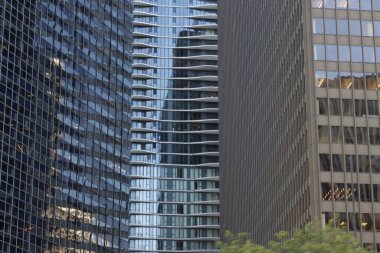 Chicago, Illinois şehir merkezindeki gökdelenler