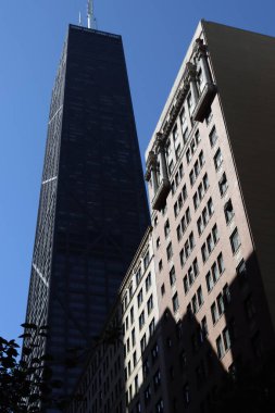 Chicago, Illinois şehir merkezindeki gökdelenler
